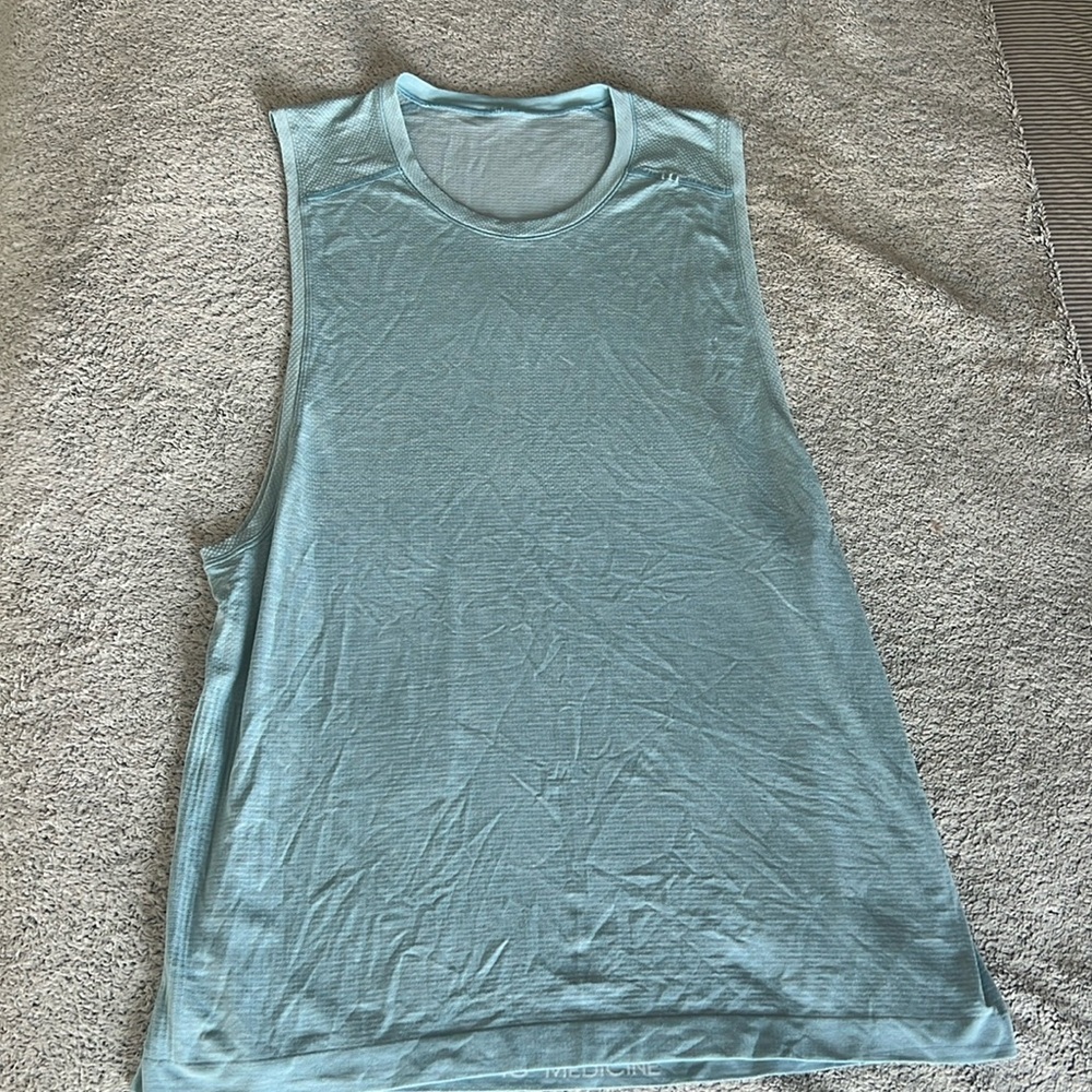 lululemon athletica Light Blue Men’s Tank Top
